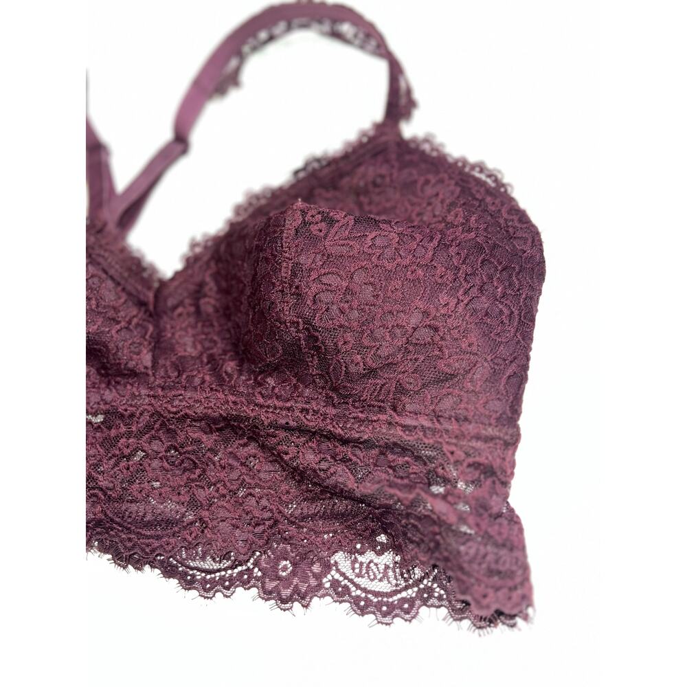 Aerie women’s maroon bralette - Picture 3 of 8